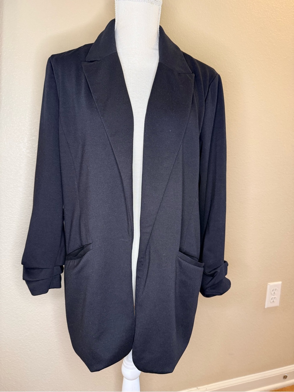 Nine West Black Open-Front Women's Blazer